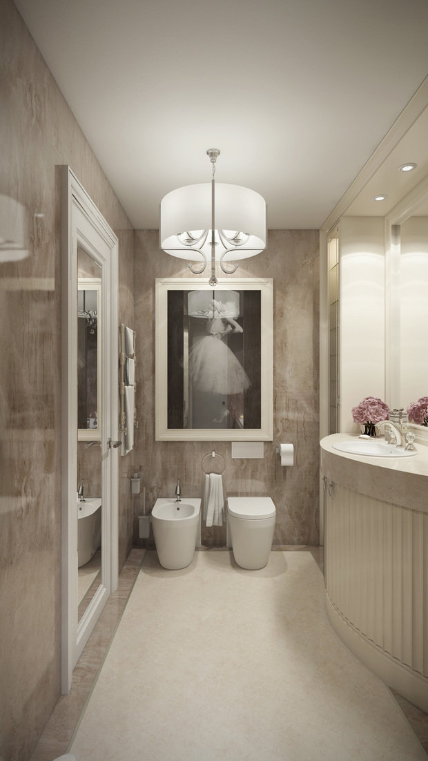 Фото из портфолио Интерьер душевой/санузла в стиле ар-деко, арт деко – фотографии дизайна интерьеров на INMYROOM