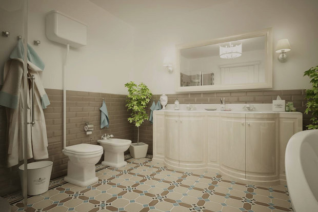 Фото из портфолио Загородный дом в поселке "Павлово", 1000 м2 – фотографии дизайна интерьеров на INMYROOM