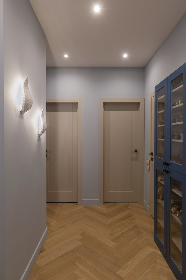 Фотография: Прихожая в стиле Современный, Квартира, Проект недели, Москва, 3 комнаты, Более 90 метров, Елена Миронова – фото на INMYROOM