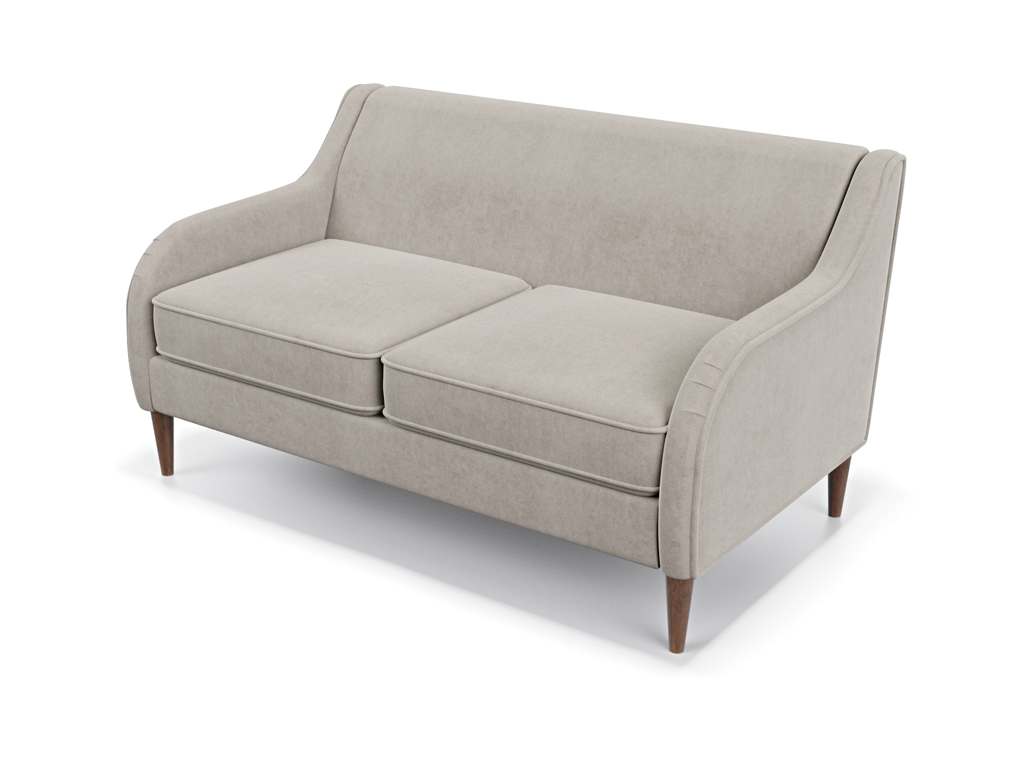 Диван Вектор молочного цвета