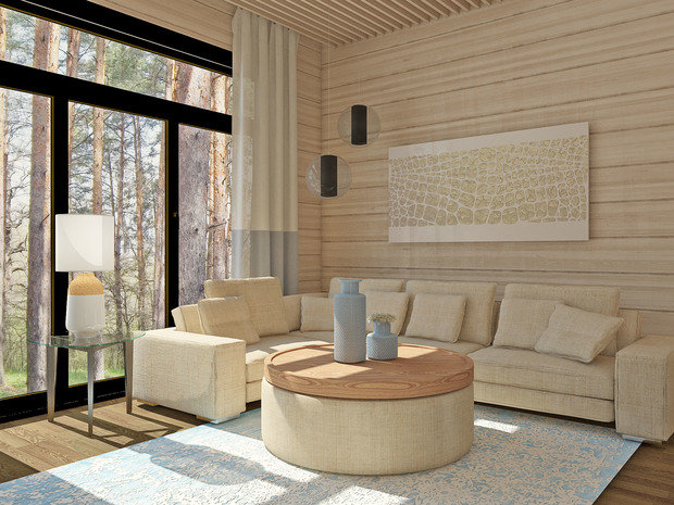 Фото из портфолио Дом у Медного озера – фотографии дизайна интерьеров на INMYROOM