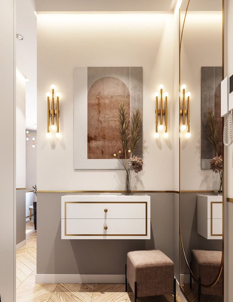 Фотография: Прихожая в стиле Современный, Малогабаритная квартира, Квартира, Студия, Проект недели, Москва, Монолитный дом, до 40 метров, ЖК «Сердце Столицы», Галина Акчурина – фото на INMYROOM Фотография: Прихожая в стиле Современный, Малогабаритная квартира, Квартира, Студия, Проект недели, Москва, Монолитный дом, до 40 метров, ЖК «Сердце Столицы», Галина Акчурина – фото на INMYROOM