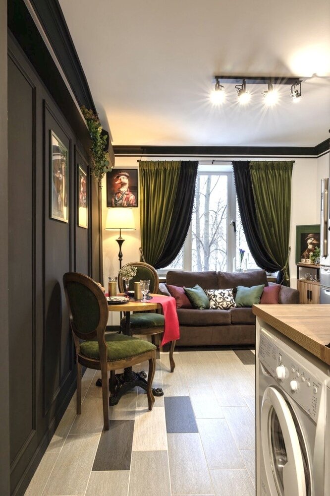 Фотография: в стиле , Квартира, Москва, Ремонт на практике, Хрущевка, Кирпичный дом, 1 комната, до 40 метров – фото на INMYROOM