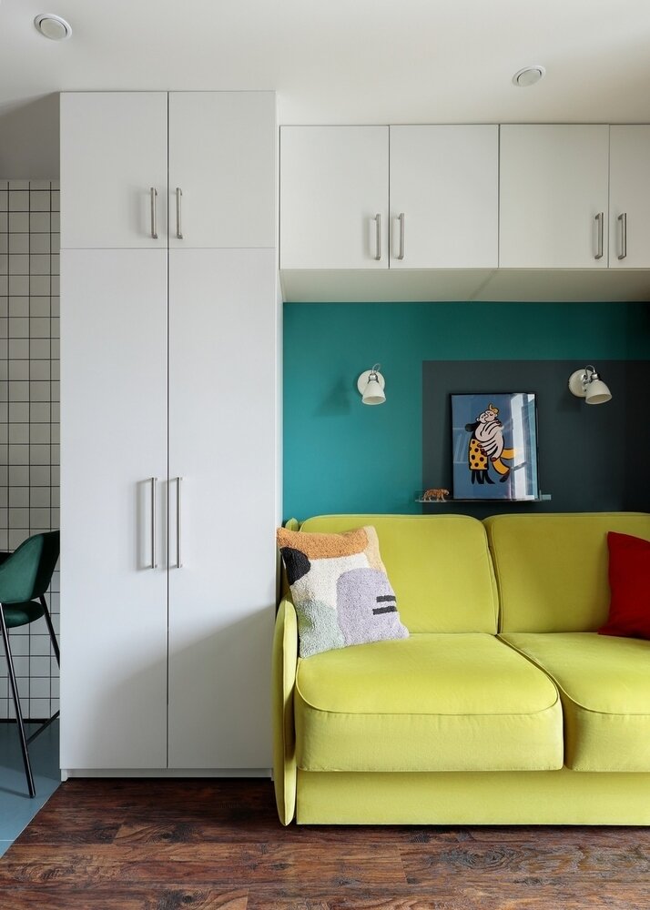 Фотография: в стиле , Квартира, Студия, Интерьер комнат, Переделка, интерьер студии, дизайн квартиры студии, интерьер квартиры, квартира-студия, дизайн интерьера студии, интерьер квартиры студии, 1 комната, до 40 метров, Илона Ореховская, студия для семьи – фото на INMYROOM Фотография: в стиле , Квартира, Студия, Интерьер комнат, Переделка, интерьер студии, дизайн квартиры студии, интерьер квартиры, квартира-студия, дизайн интерьера студии, интерьер квартиры студии, 1 комната, до 40 метров, Илона Ореховская, студия для семьи – фото на INMYROOM