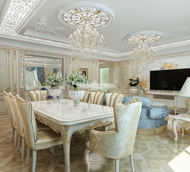 Фото из портфолио Элегантное благородство классического интерьера – фотографии дизайна интерьеров на INMYROOM