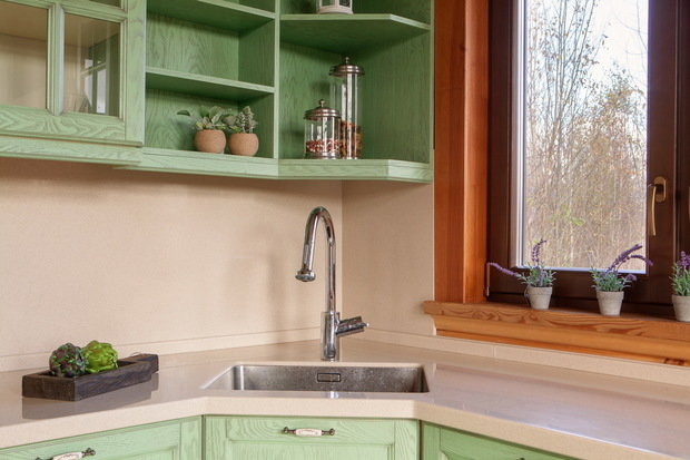 Фотография: Кухня и столовая в стиле Прованс и Кантри, Дом, Подмосковье, Дом и дача, 4 и больше, Более 90 метров, Мария Бердникова – фото на INMYROOM