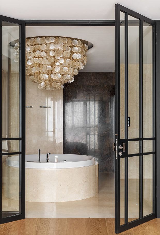 Фотография: Ванная в стиле Хай-тек, Проект недели, Москва, Более 90 метров, #эксклюзивныепроекты, ЖК «Легенда Цветного», Ab-architects – фото на INMYROOM