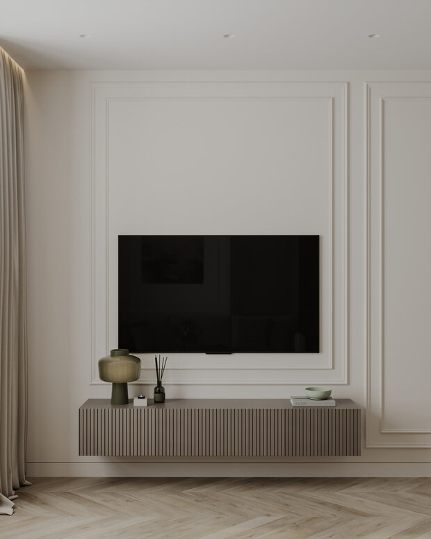 Фото из портфолио Дизайн-проект квартиры в ЖК «Опалиха-Village» в стиле современная классика – фотографии дизайна интерьеров на INMYROOM