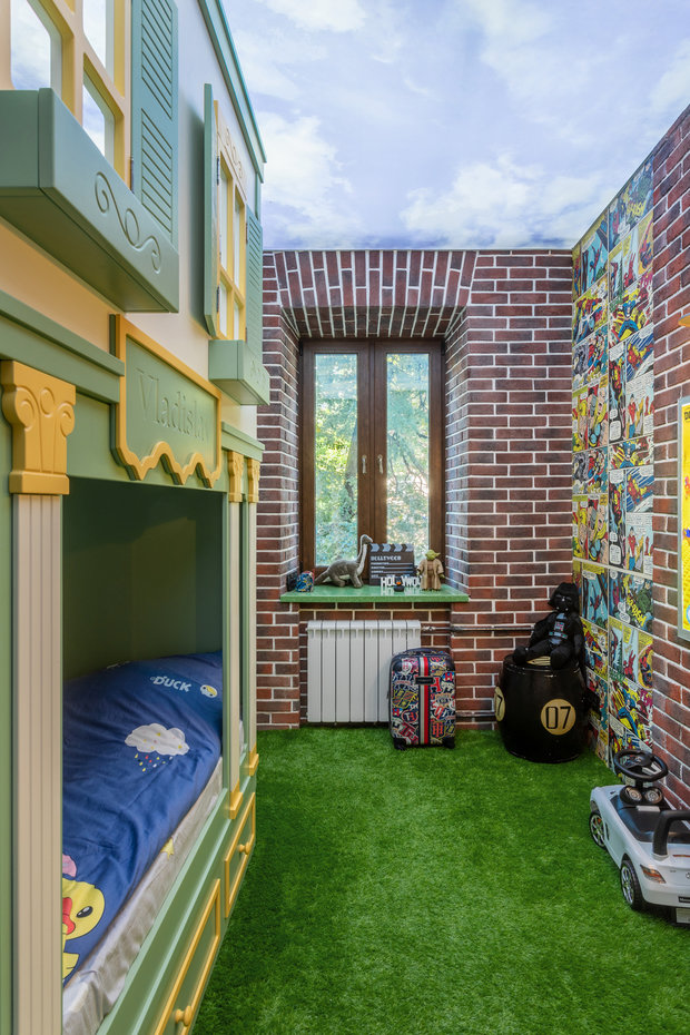 Фотография: Детская в стиле Современный, Квартира, Проект дня, Samsung, 3 комнаты, 40-60 метров, интерьерный телевизор, the serif, Оксана Нечаева – фото на INMYROOM