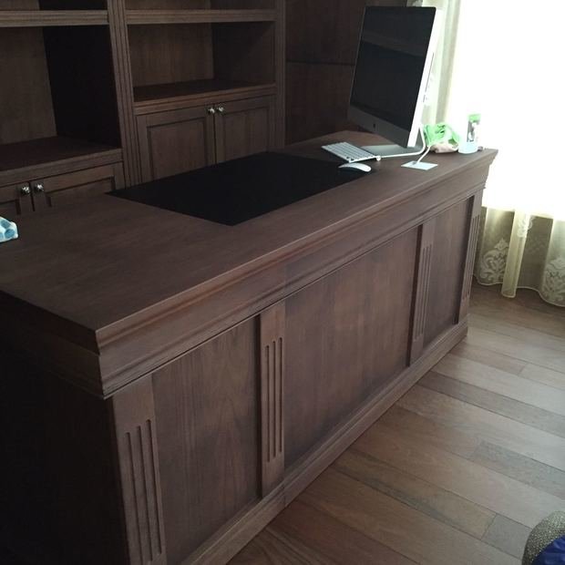 Фото из портфолио Ореховый кабинет – фотографии дизайна интерьеров на INMYROOM