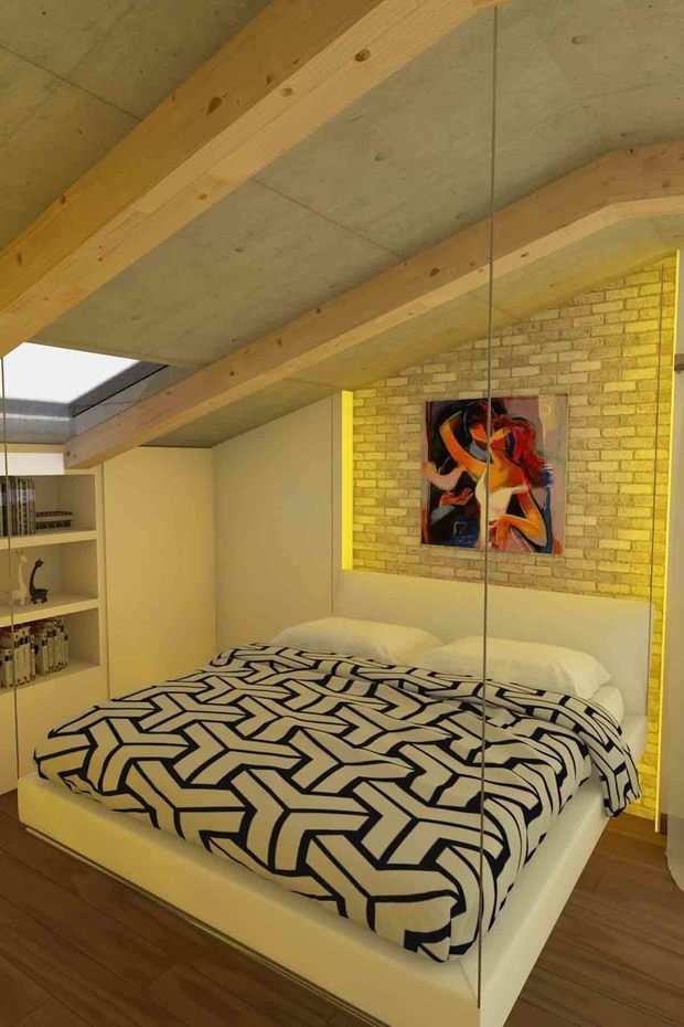 Фото из портфолио "Солнечный лофт" для программы "Дачный ответ" – фотографии дизайна интерьеров на INMYROOM