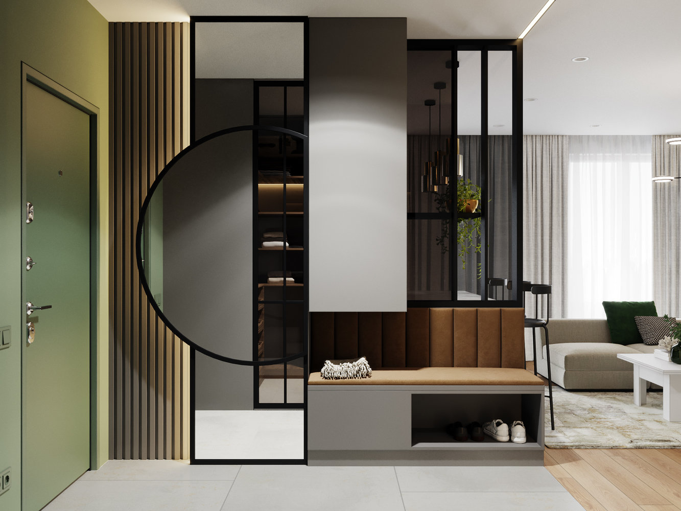 Фотография: Прихожая в стиле Современный, Квартира, Проект дня, Минск, 3 комнаты, Ирина Горячко – фото на INMYROOM