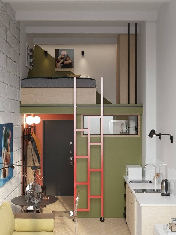 Фото из портфолио Coliving в городе Самара – фотографии дизайна интерьеров на INMYROOM