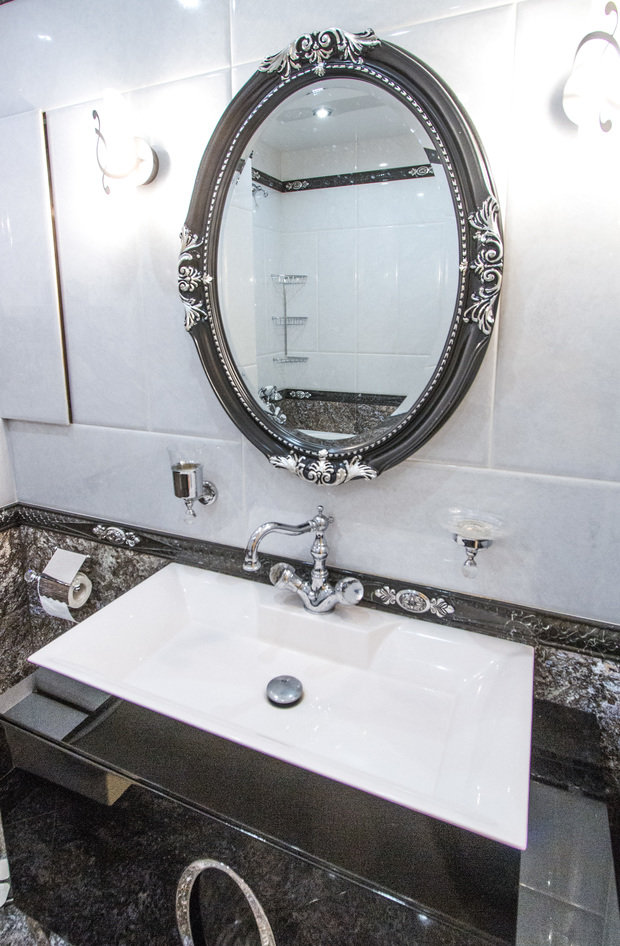 Фотография: Ванная в стиле Классический, Квартира, Проект недели – фото на INMYROOM