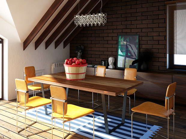 Фотография: Кухня и столовая в стиле Лофт, Скандинавский, Современный, Эклектика – фото на INMYROOM