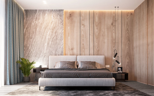 Фото из портфолио Спальня в современном стиле – фотографии дизайна интерьеров на INMYROOM