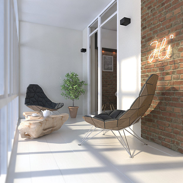 Фото из портфолио Эскизы квартиры 76 кв м – фотографии дизайна интерьеров на INMYROOM