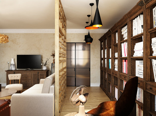 Фотография: Прихожая в стиле Эклектика, Квартира, Проект недели, Эко – фото на INMYROOM