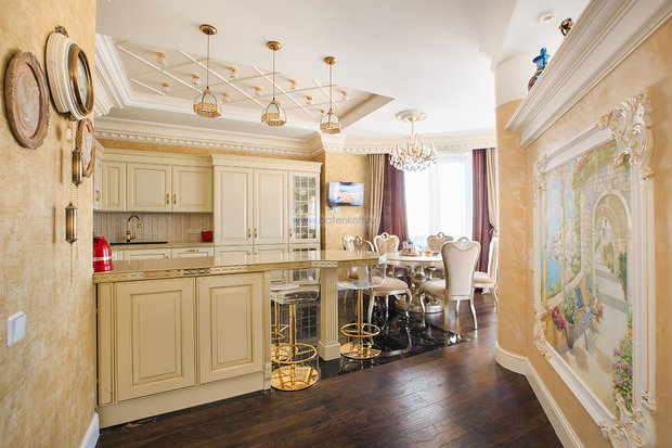 Фото из портфолио Фото классической кухни по проекту от Батенькофф  – фотографии дизайна интерьеров на InMyRoom.ru