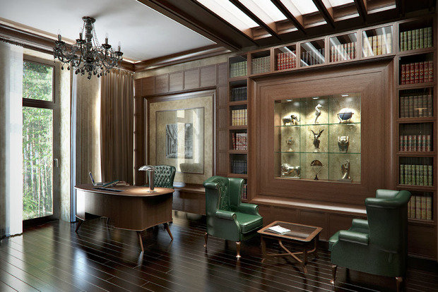 Фото из портфолио Загородный дом в стиле артдеко. – фотографии дизайна интерьеров на INMYROOM