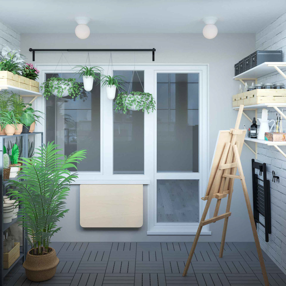 Фотография: Балкон в стиле Скандинавский, Гид, ИКЕА, П-44 – фото на INMYROOM Фотография: Балкон в стиле Скандинавский, Гид, ИКЕА, П-44 – фото на INMYROOM