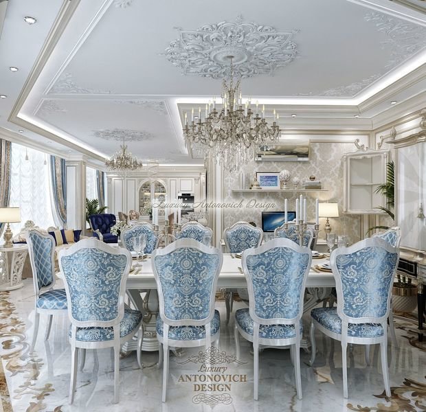 Фото из портфолио Гостиная в классическом стиле от Елены Антонович – фотографии дизайна интерьеров на INMYROOM