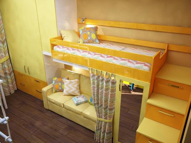 Фото из портфолио Играем весело... Детские  – фотографии дизайна интерьеров на INMYROOM