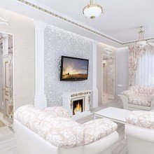Интерьер гостиной в классическом стиле