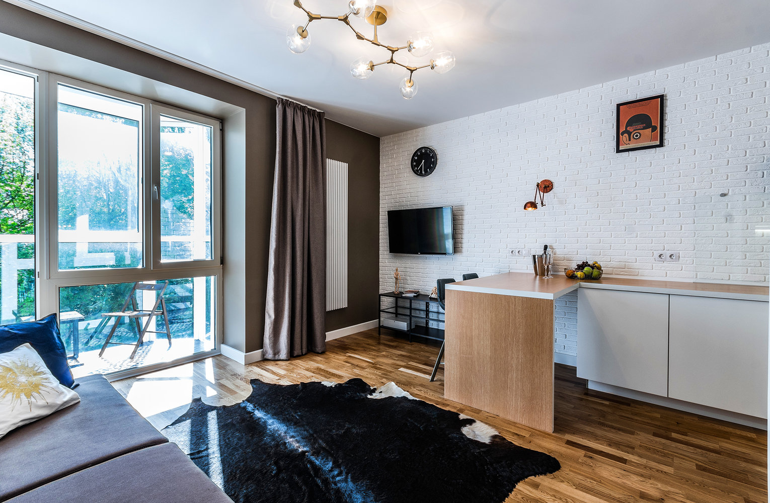 Фотография: Гостиная в стиле Скандинавский, Современный, Квартира, Студия, Проект недели, до 40 метров, Маргарита Фомина, Люберецкий район – фото на INMYROOM Фотография: Гостиная в стиле Скандинавский, Современный, Квартира, Студия, Проект недели, до 40 метров, Маргарита Фомина, Люберецкий район – фото на INMYROOM