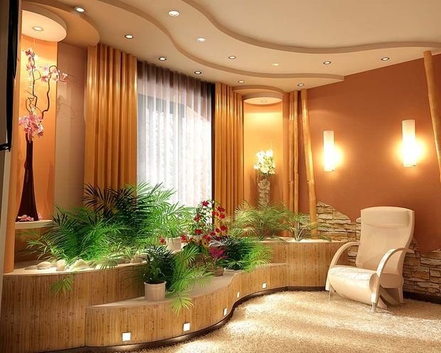 Фото из портфолио Персиковая гостиная в классическом стиле – фотографии дизайна интерьеров на INMYROOM