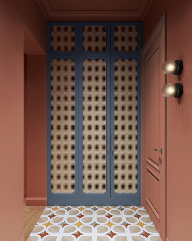 Фотография: Прихожая в стиле Современный, Эклектика, Квартира, Проект дня, Москва, Сталинка, 4 и больше, 60-90 метров, Марина Ярмаркина – фото на INMYROOM