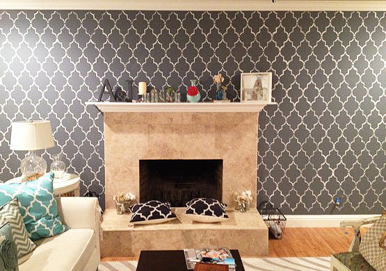 Фотография: Гостиная в стиле Прованс и Кантри, Декор интерьера, Декор дома, Цвет в интерьере, Обои – фото на INMYROOM