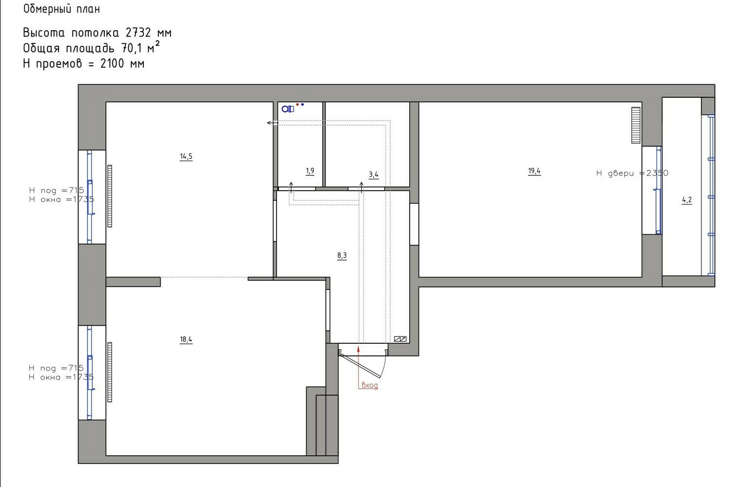 Фотография: Планировки в стиле , Современный, Квартира, Проект дня, Санкт-Петербург, 2 комнаты, 60-90 метров, Наталия Борисенкова – фото на INMYROOM Фотография: Планировки в стиле , Современный, Квартира, Проект дня, Санкт-Петербург, 2 комнаты, 60-90 метров, Наталия Борисенкова – фото на INMYROOM