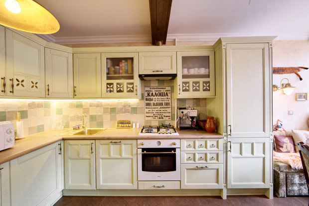 Фотография: Кухня и столовая в стиле Прованс и Кантри, Квартира, Дома и квартиры, IKEA, Проект недели – фото на INMYROOM