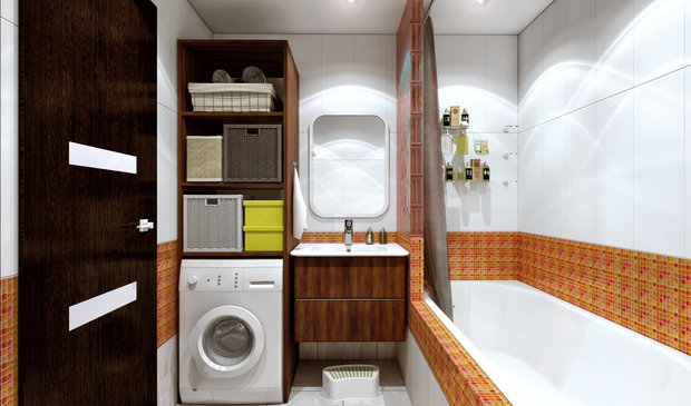 Фотография: Ванная в стиле Скандинавский, Эко – фото на INMYROOM