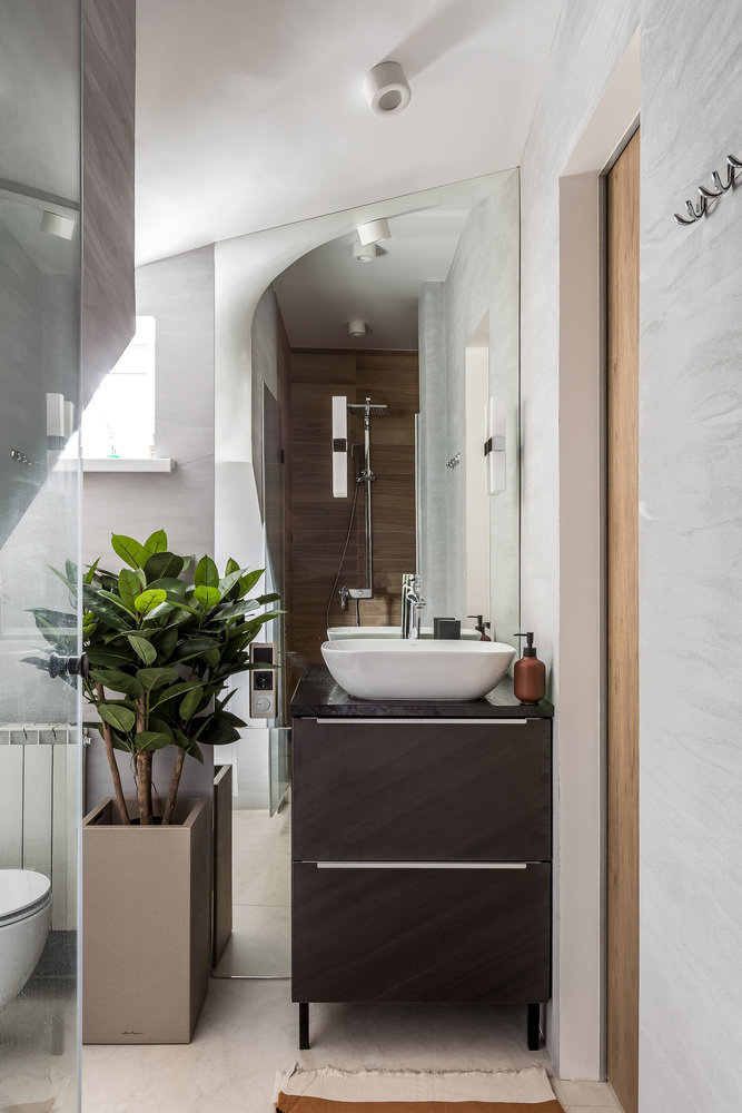 Фотография: Ванная в стиле Современный, Эклектика, Проект дня, Дача, Дом и дача, Самара, 3 комнаты, 60-90 метров, Мария Карпова, Ольга Борисова – фото на INMYROOM Фотография: Ванная в стиле Современный, Эклектика, Проект дня, Дача, Дом и дача, Самара, 3 комнаты, 60-90 метров, Мария Карпова, Ольга Борисова – фото на INMYROOM