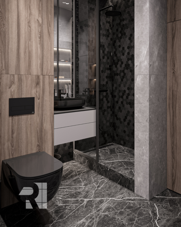 Фото из портфолио Евродвушка в современном стиле – фотографии дизайна интерьеров на INMYROOM