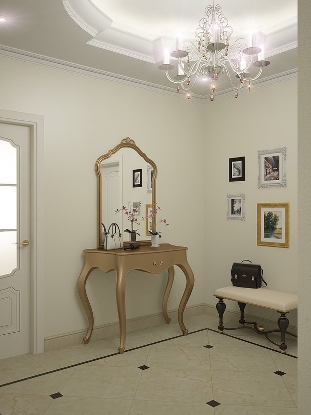 Фото из портфолио классический коридор прихожая – фотографии дизайна интерьеров на INMYROOM