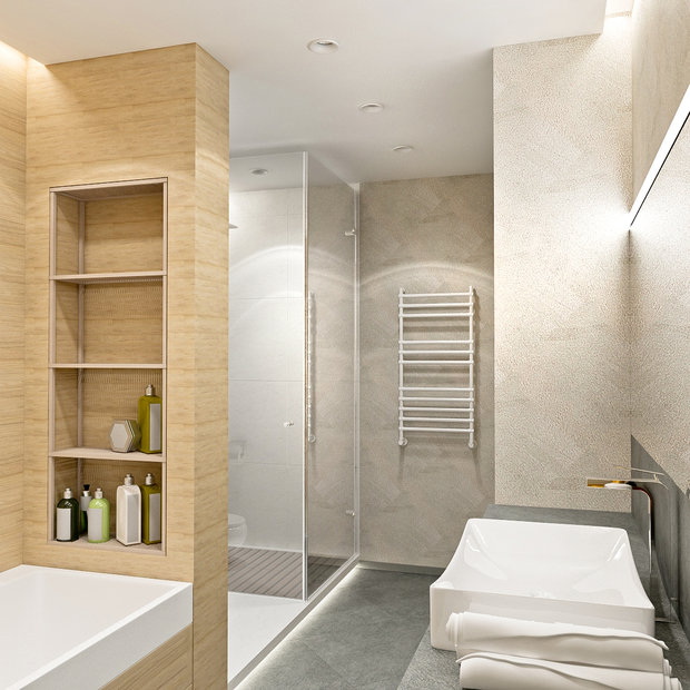 Фото из портфолио Квартира холостяка – фотографии дизайна интерьеров на INMYROOM