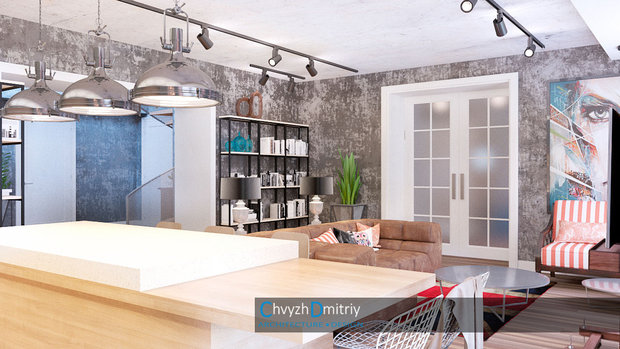 Фото из портфолио Настоящий лофт – фотографии дизайна интерьеров на INMYROOM