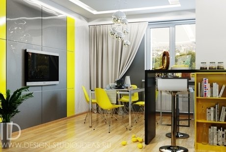 СОВРЕМЕННЫЙ ИНТЕРЬЕР В ЖК ГРАНД ПАРК, 72 м²