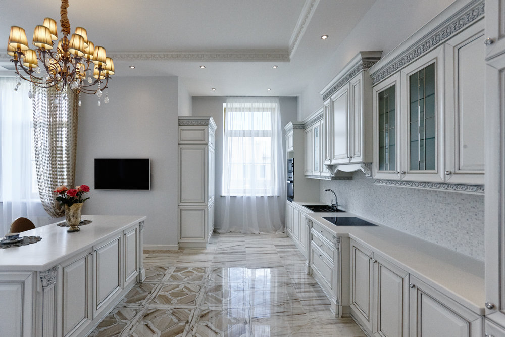Фотография: в стиле , Классический, Эклектика, Дом, Белый, Проект недели, Бежевый, Серый, Никита Морозов, KM Studio, Московская область, Ilfari, San Marco, интерьер загородного дома, Schonbek, Devon & Devon, Истринский район, Murano Due, Sherwin-Williams, Lineatre, Burgbad, Milldue, Visionnaire, интерьер кухни-столовой, как оформить интерьер в стиле ар-деко, эклектика в нитерьере – фото на INMYROOM
