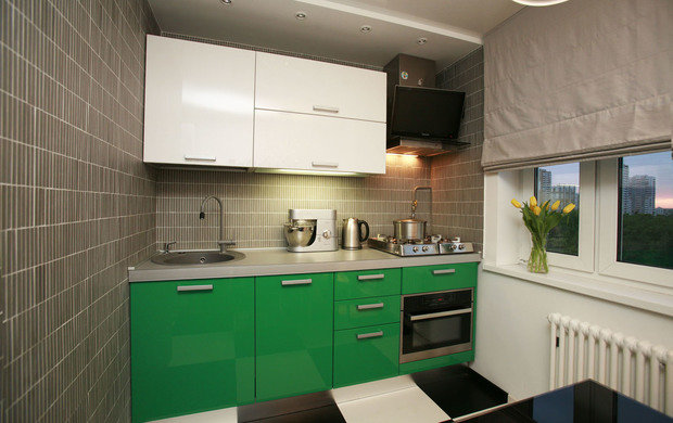 Фотография: Кухня и столовая в стиле Хай-тек, Квартира, Дома и квартиры, Перепланировка, Ремонт – фото на INMYROOM