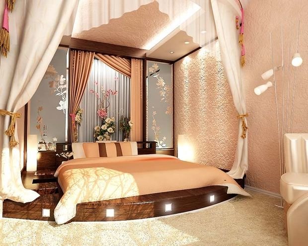 Фото из портфолио Персиковая спальня в классическом стиле – фотографии дизайна интерьеров на INMYROOM