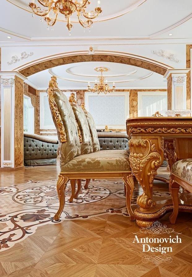 Фото из портфолио Дизайн квартиры в стиле неоклассика от Елены Антонович – фотографии дизайна интерьеров на InMyRoom.ru