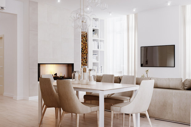 Фото из портфолио ИНТЕРЬЕР И ЭКСТЕРЬЕР ЧАСТНОГО ДОМА, 250 М² – фотографии дизайна интерьеров на INMYROOM
