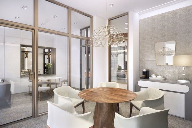 Фото из портфолио Офис в БЦ Poklonka Place – фотографии дизайна интерьеров на INMYROOM