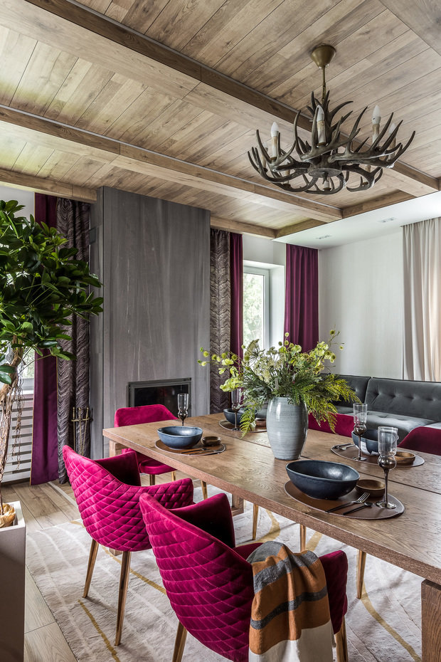 Фотография: Кухня и столовая в стиле Эклектика, Проект недели, Дача, Дом и дача, Самара, 3 комнаты, 60-90 метров, Мария Карпова, Ольга Борисова – фото на INMYROOM