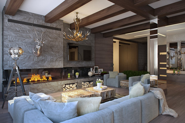 Фото из портфолио Современное шале  – фотографии дизайна интерьеров на INMYROOM