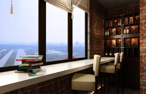 Фотография: Балкон, Терраса в стиле Лофт, Восточный, Квартира, Дома и квартиры, Проект недели, Переделка – фото на INMYROOM